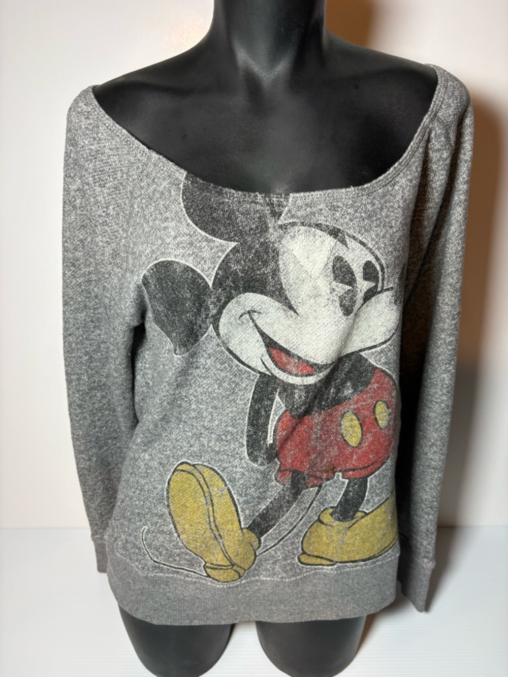 Disney Parks Neutral-Tone Terry Loop Pullover with - Picture 2 of 5